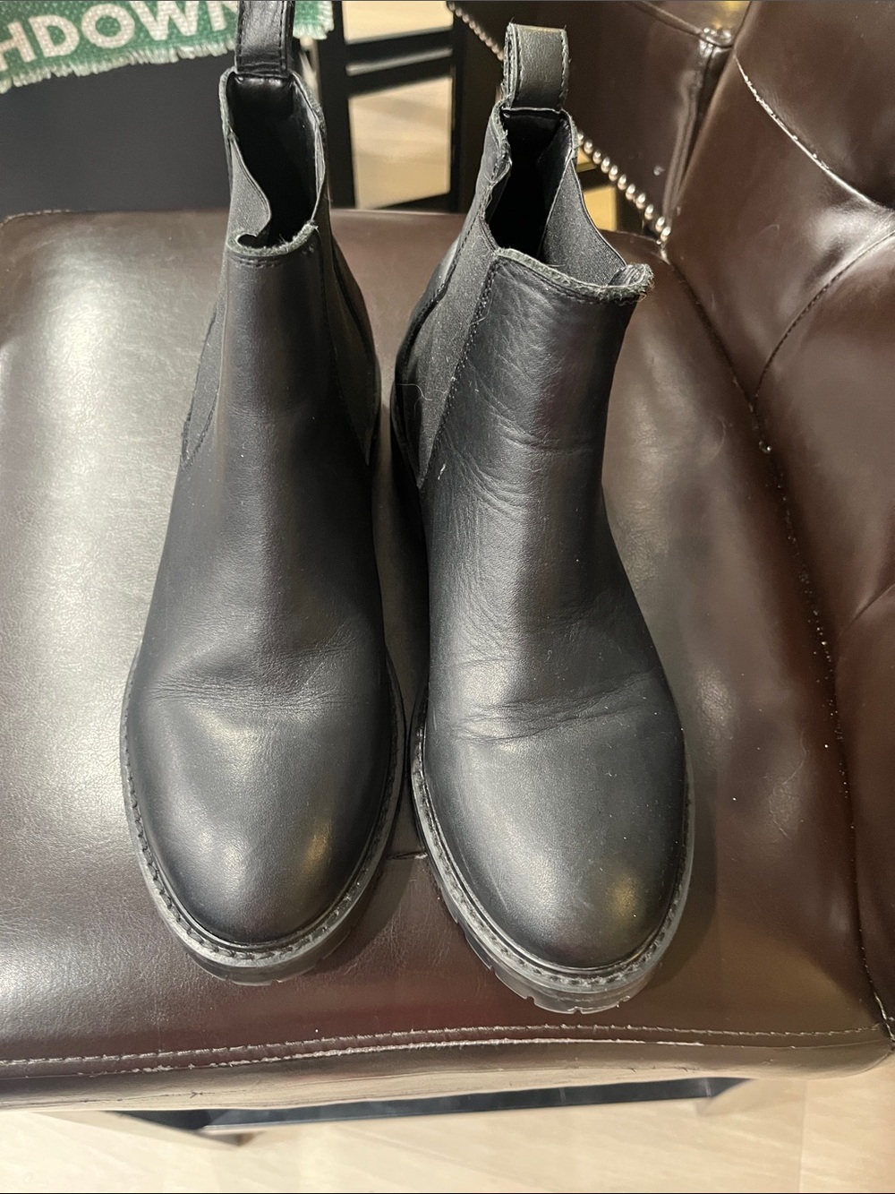 Steve Madden Black Chelsea Boots